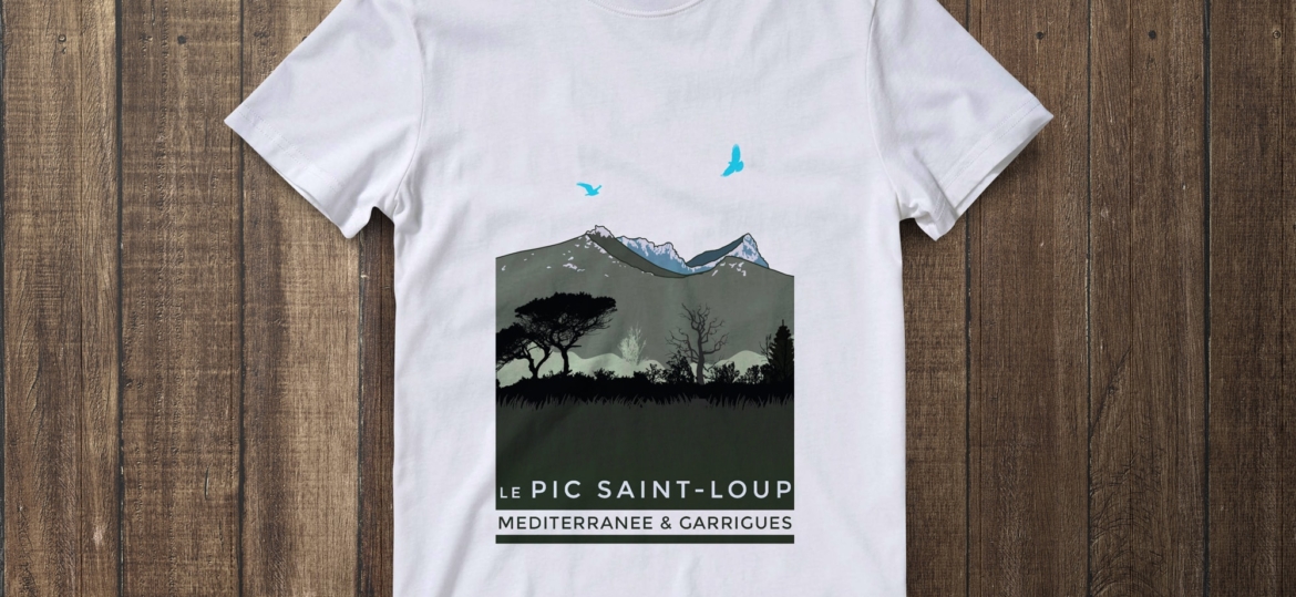 Geoarte Sites Pic Saint-Loup Tshirt